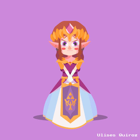 Zelda Princess Flat